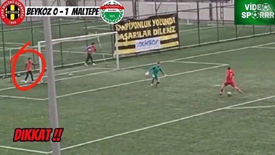 Beykozspor - Maltepespor Karşılaşmasında Top Toplayıcısı Çocuğun Gole Engel Olduğu Anlar