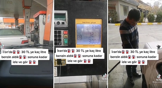 İran'da 33 Litre Benzine 30 TL Veren Türk Vatandaşı
