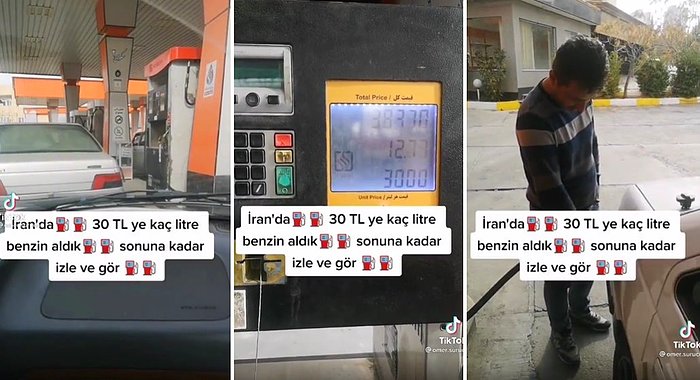 İran'da 33 Litre Benzine 30 TL Veren Türk Vatandaşı