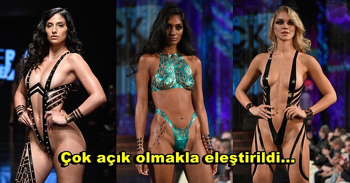 Minimalizmin Benimsendiği Banttan Bikiniler ile New York Moda Haftasına Damgasını Vuran Enteresan Defile