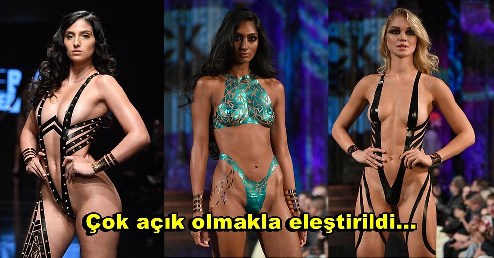 Minimalizmin Benimsendiği Banttan Bikiniler ile New York Moda Haftasına Damgasını Vuran Enteresan Defile