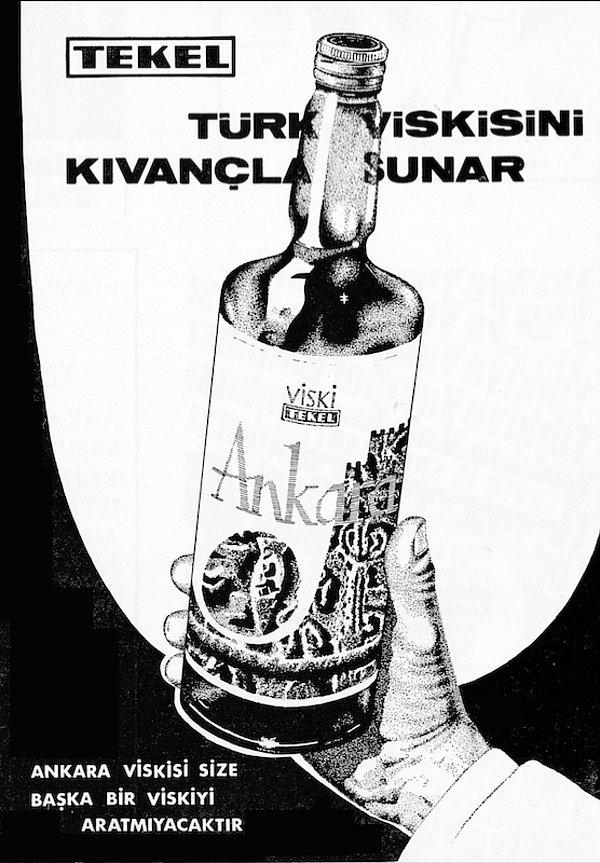 1964'te Ankara Bira Fabrikası'nın bir bölümünde üretilmeye başlanan Ankara Viskisi 2000'lerde tarih olmuştur...
