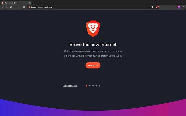 Brave - En iyi açık kaynak kodlu tarayıcı