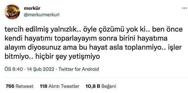 10. Tweeti Ahmet Davutoğlu mu atmış?