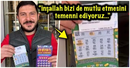 20 TL'lik Şans Oyunundan 1 Milyon TL Kazanan Adamın İlk Yaptığı Şeyi Duyunca Dumur Olacağınız Kesin!