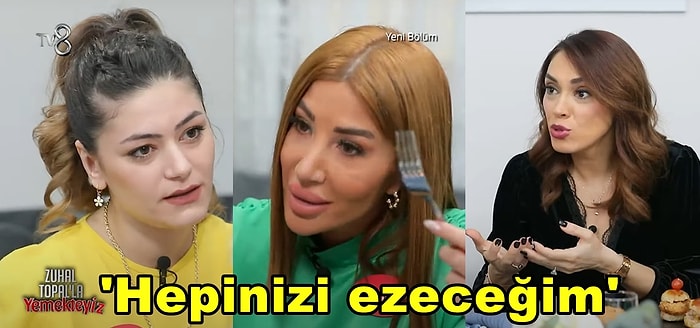 Tavırları ve Sivri Diliyle Hem Zuhal Topal'a Hem de Diğer Yarışmacılara Sinir Krizleri Geçirten Kadın