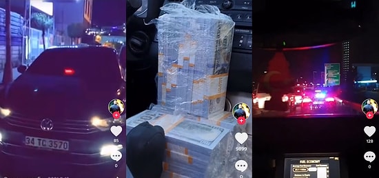 Yabancı Uyruklu Şahısların Çakarlı Arabalarla Gezdikleri Anları TikTok Hesaplarında Paylaşmaları Tepki Topladı