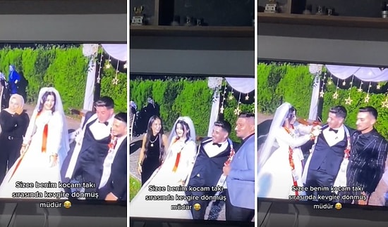 Bu Nasıl Gelenek!? Fotoğraf Çekimi Sırasında Damadın Poposuna İğne Batırarak Gelinin Sinirlerini Zıplattılar