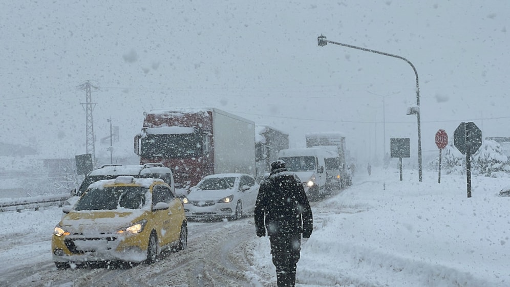 Meteoroloji'den 15 Kent İçin Kar Uyarısı