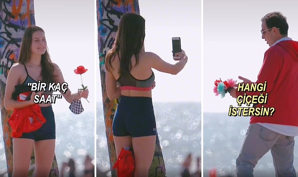 Amerikalı Kadına Çiçek Vererek 14 Şubat'ta Birkaç Saatliğine Sevgili Olmaya İkna Eden Türk