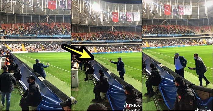 Adana Demirspor Taraftarının Murat Sancak'a Telefon Fırlatıp Fotoğraf Çektirmek İstediği Eğlenceli Anlar