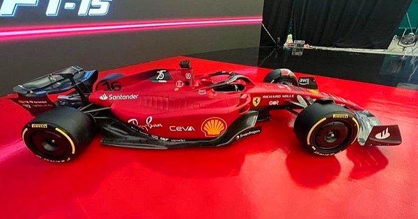 2022 Formula 1'de Ferrari'nin F1-75 ismini verdiği aracın sızdırılan görüntüsü👇