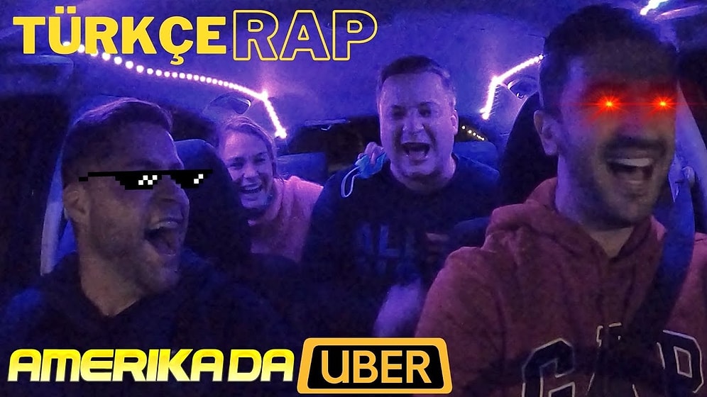 Uber Şoförlüğü Yapan Gökhan Öner'in Amerikalılara Ceza'dan Türkçe Rap Yaptığı Efsane Anlar