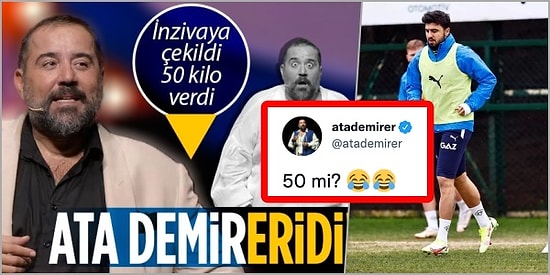 Ata Demirer '50 Kilo Verdi' Haberine Ozan Tufan Göndermesiyle Cevap Verdi