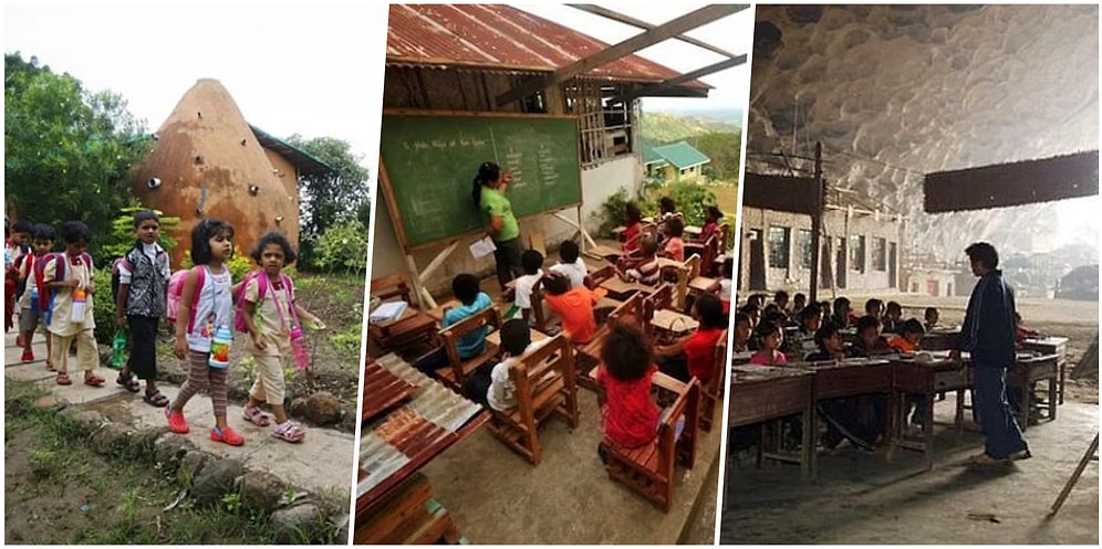 Eğitim Aşkı Engel Tanımaz: Mağaradan Uçağa, Gemi Konteynerinden Açık Havaya Kadar Dünyanın En Tuhaf Okulları
