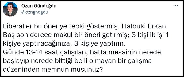 Baş'ın açıklamasının saçma olmadığını öne sürenler de vardı. 👇