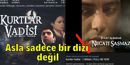 19 Yıl Sonra Yeniden Yayınlanan Efsane Dizi Kurtlar Vadisi Sosyal Medyaya Damga Vurdu