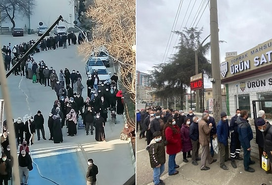 Ankara'dan Kayseri'ye, Erzurum'dan Niğde'ye... Memleketin Dört Bir Yanında Ucuz Yağ Kuyrukları Oluştu