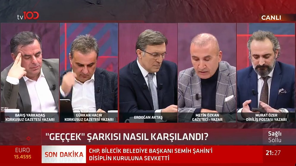 Murat Özer'den Tarkan'ın 'Geççek' Şarkısı Yorumu: 'CHP Tarafından Sipariş Edilmiş Bir Şarkı'