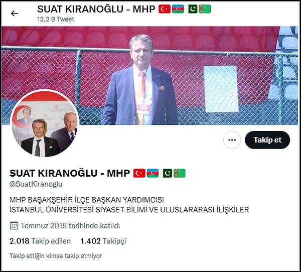 Twitter bio'sunda "Siyaset Bilimi Uluslararası İlişkiler" okuduğunu belirten Kıranoğlu'nun bu paylaşımı tepki topladı. 👇
