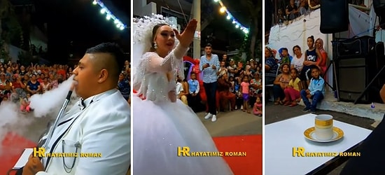 Damada Hizmet Vatana Hizmettir: Gelin Dans Ederken Nargile ve Kahve Keyfi Yapan Damat