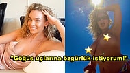 Meme Uçlarının Cinselleştirilmesine Gerek Olmadığını Söyleyerek Üstsüz Güneşlenen Realite Şov Yıldızı