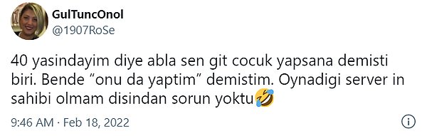 Belli bir yaşı aşmış kadınların oyun oynamak ne haddine. (!)