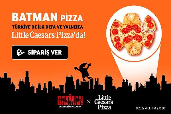 The Batman 4 Mart’ta sinemalarda! Batman Pizza ise Türkiye’de ilk defa ve yalnızca Little Caesars Pizza’da!The Batman 4 Mart’ta sinemalarda! Batman Pizza ise Türkiye’de ilk defa ve yalnızca Little Caesars Pizza’da!