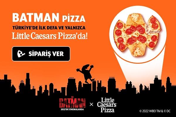 The Batman 4 Mart’ta sinemalarda! Batman Pizza ise Türkiye’de ilk defa ve yalnızca Little Caesars Pizza’da!