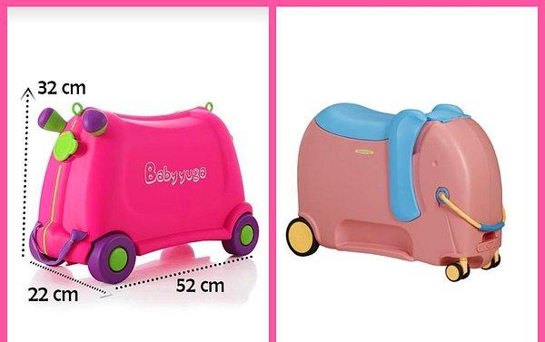 7. Bu çocuk valizleri hem çok tatlı hem de çok kullanışlı.