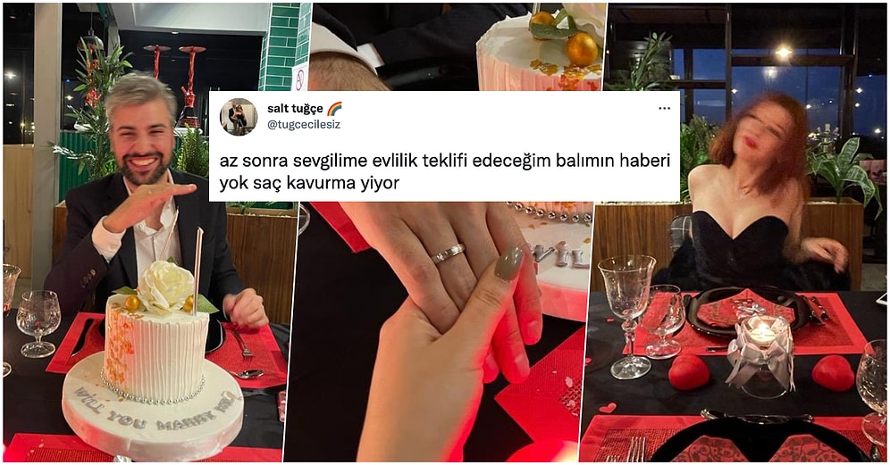 Çok Farklı Bir His İlknur'um...Bir Kadın Daha Erkek Arkadaşına Evlilik Teklifi Ederek Tabuları Yıktı Geçti