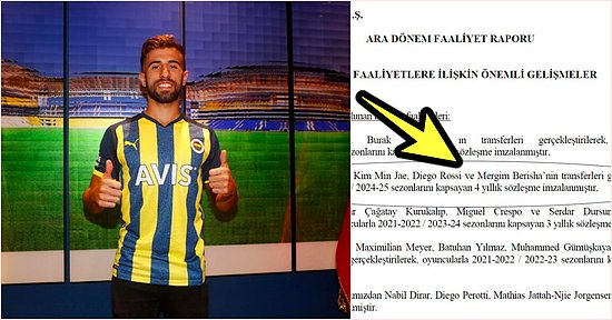 Fenerbahçe'nin Faaliyet Raporunda Diego Rossi'nin Sözleşmesi İçin Sürpriz Açıklama