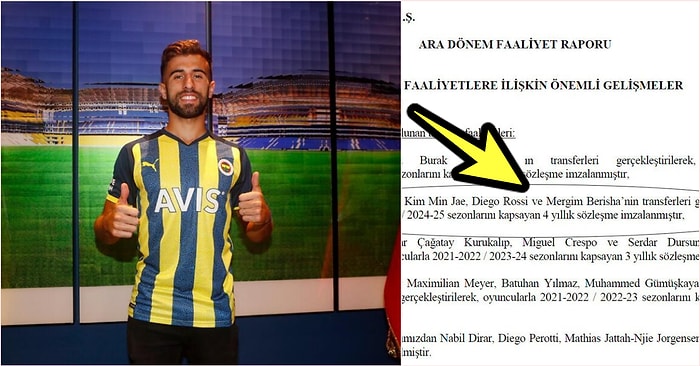 Fenerbahçe'nin Faaliyet Raporunda Diego Rossi'nin Sözleşmesi İçin Sürpriz Açıklama