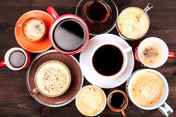 Kafein miktarı kahve çekirdeği türüne göre farklılık gösterir.