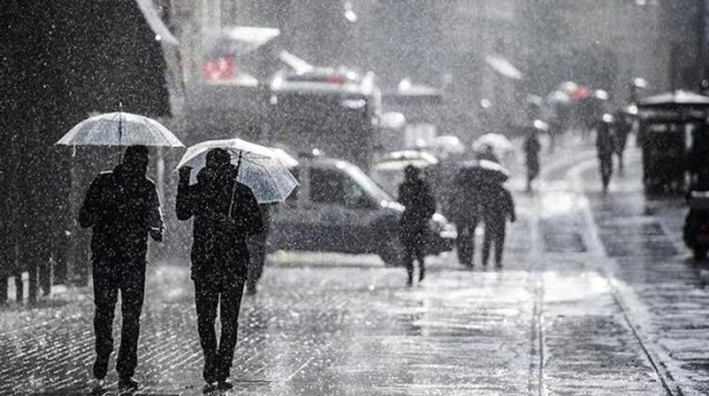 Meteoroloji'den 11 İle Şiddetli Yağış Uyarısı! Yarın Hava Nasıl? Hangi İllerde Yağmur Yağacak?