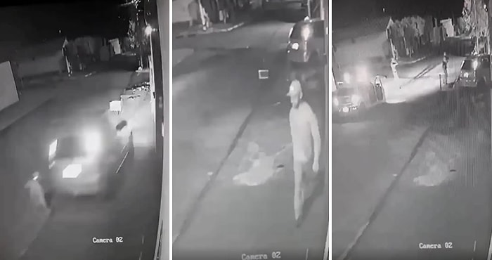 Hareket Halindeki Arabadan Atlayan Adamın Tereyağından Kıl Çeker Gibi Polislerden Kurtulduğu Anlar