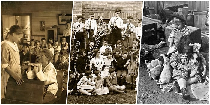 Yüz Yıl Önce Amerika'da Okulların Nasıl Göründüğünü Gözler Önüne Seren Fotoğraflar