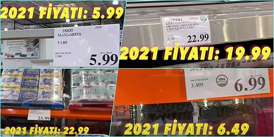 Bize Var Dendi? YouTuber İlkay Zaman ABD'de Temel Ürünlerin Bir Yıllık Fiyat Değişimini Paylaştı