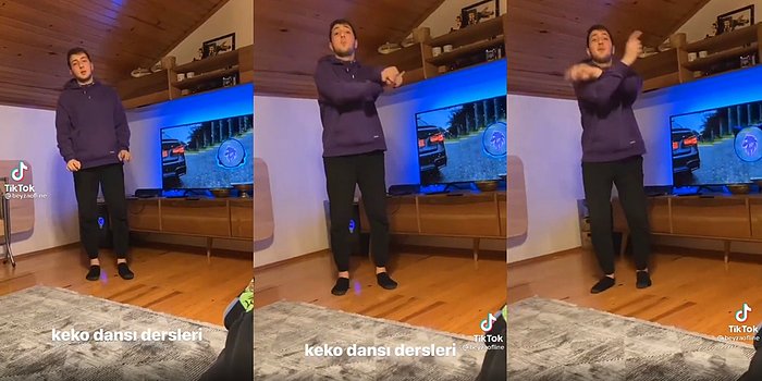 'Keko Dansı Nasıl Yapılır' Videosu Çekerken Kendinden Geçip Yarınlar Yokmuşçasına Dans Eden Genç