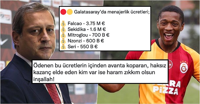 Futbolcu Menajerlerine Verilen Komisyonları Duyunca 'Vah Benim Galatasarayım' Diye İsyan Eden Taraftarlar