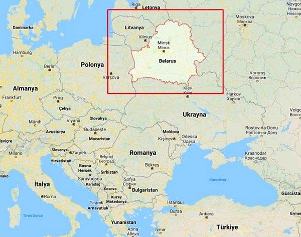 Belarus Haritadaki Yeri?
