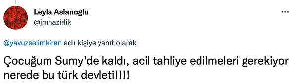 Bir yandan da sosyal medyada birçok öğrenci ve Türk vatandaşı ülkede mahsur kaldıklarını paylaşıyor.