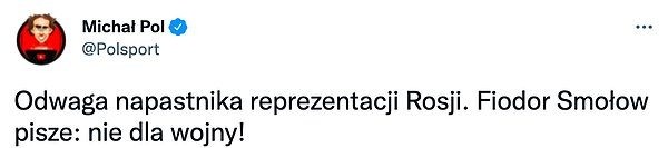 4. 'Rus milli takımının forvetinin cesareti. Fyodor Smołow yazıyor: Savaşa hayır!'