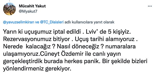 Mağdur olan ve kurtarılmayı bekleyen bazı kullanıcılar yaptığı paylaşımlar şöyle oldu.