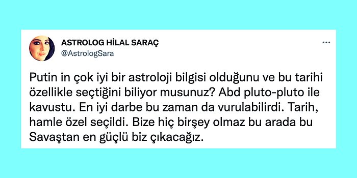 Putin'in Ukrayna'ya Astroloji Bilgisiyle Saldırdığını İddia Eden Astrolog Beyinlerimizi Yaktı Geçti