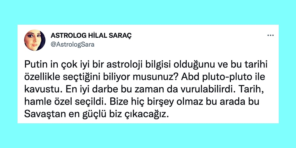 Putin'in Ukrayna'ya Astroloji Bilgisiyle Saldırdığını İddia Eden Astrolog Beyinlerimizi Yaktı Geçti