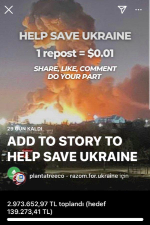Şimdi gelelim esas konumuza, sosyal medyada Ukrayna'ya yardım görüntüsü gün içinde karşınıza çıkmıştır illa ki...