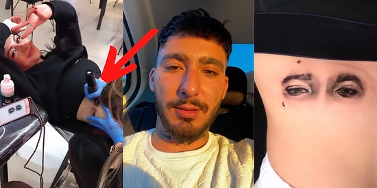 Sonunda Bunu da Gördük! Rapçi Uzi'nin Kaşlarını ve Gözlerini Beline Dövme Yaptıran Kadın