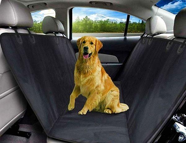 10. Köpekle seyahat için araç koltuk koruma kılıfı...