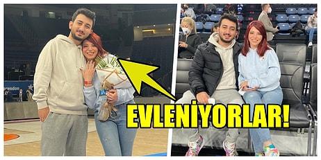 Sevilen Twitch Yayıncısı ve Influencer Alper Biçen Sevgilisine EuroLeague'de Evlenme Teklif Etti